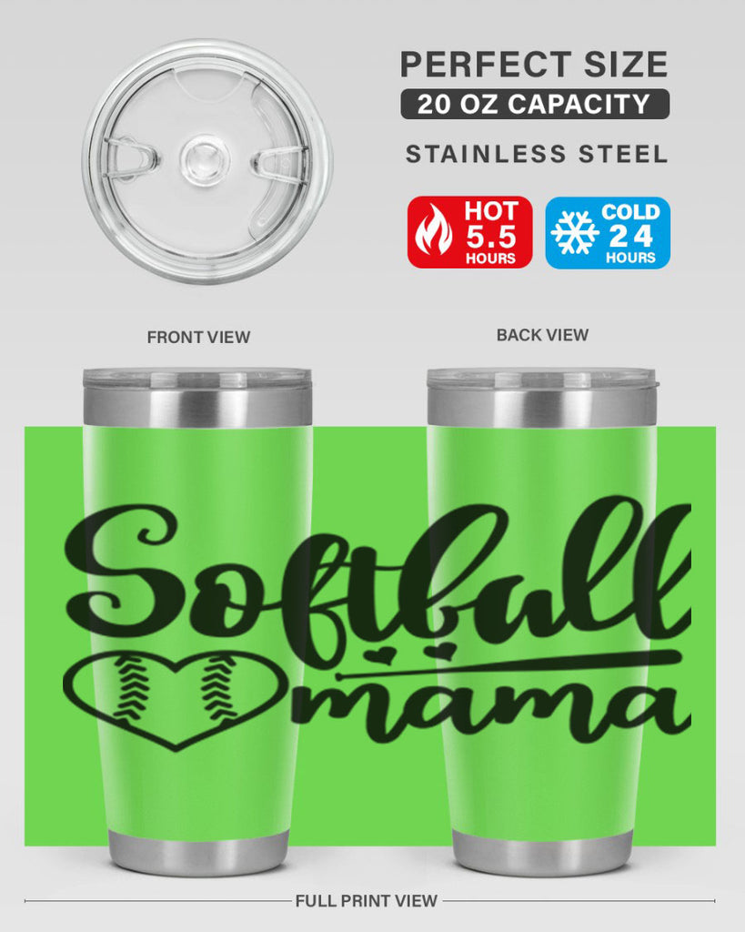 softball mama 2274#- softball- Tumbler