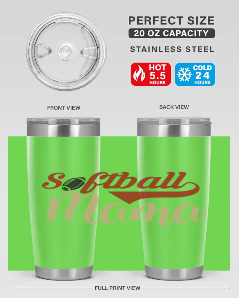 softball mama 2275#- softball- Tumbler