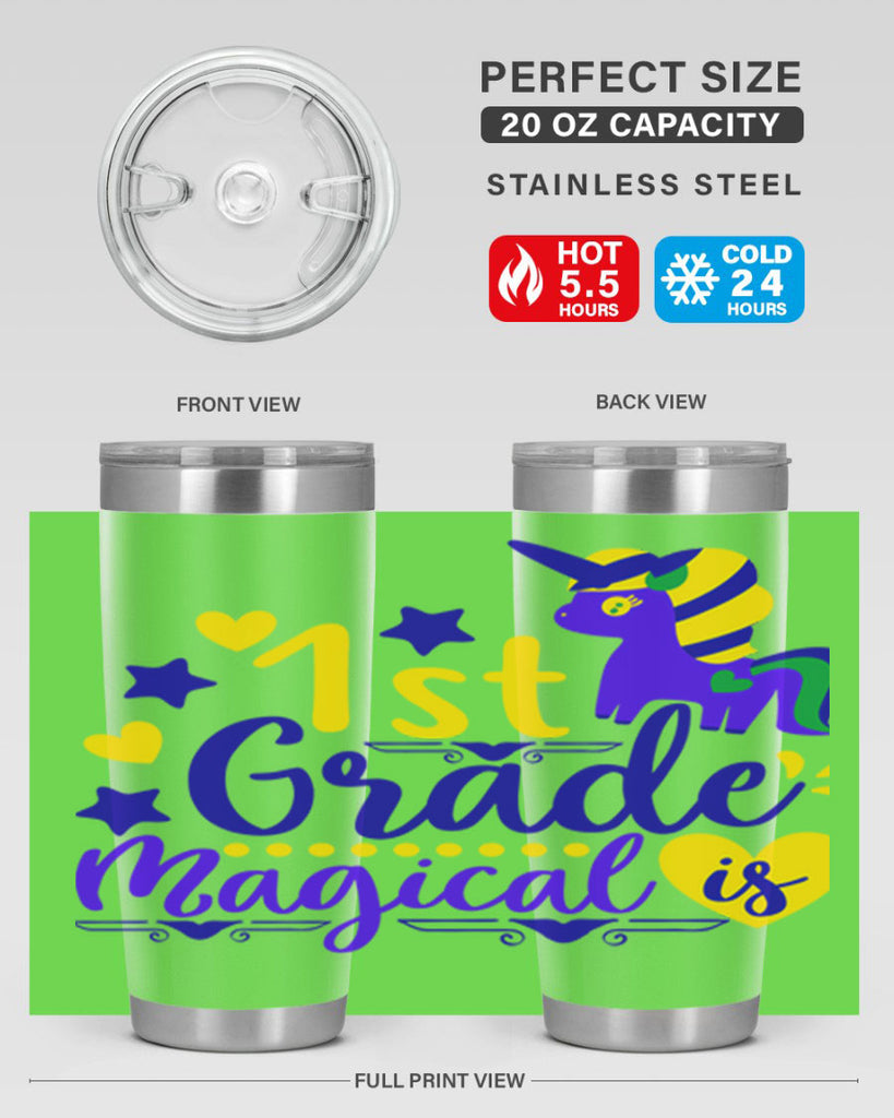 st grade magical 63#- mardi gras- Tumbler