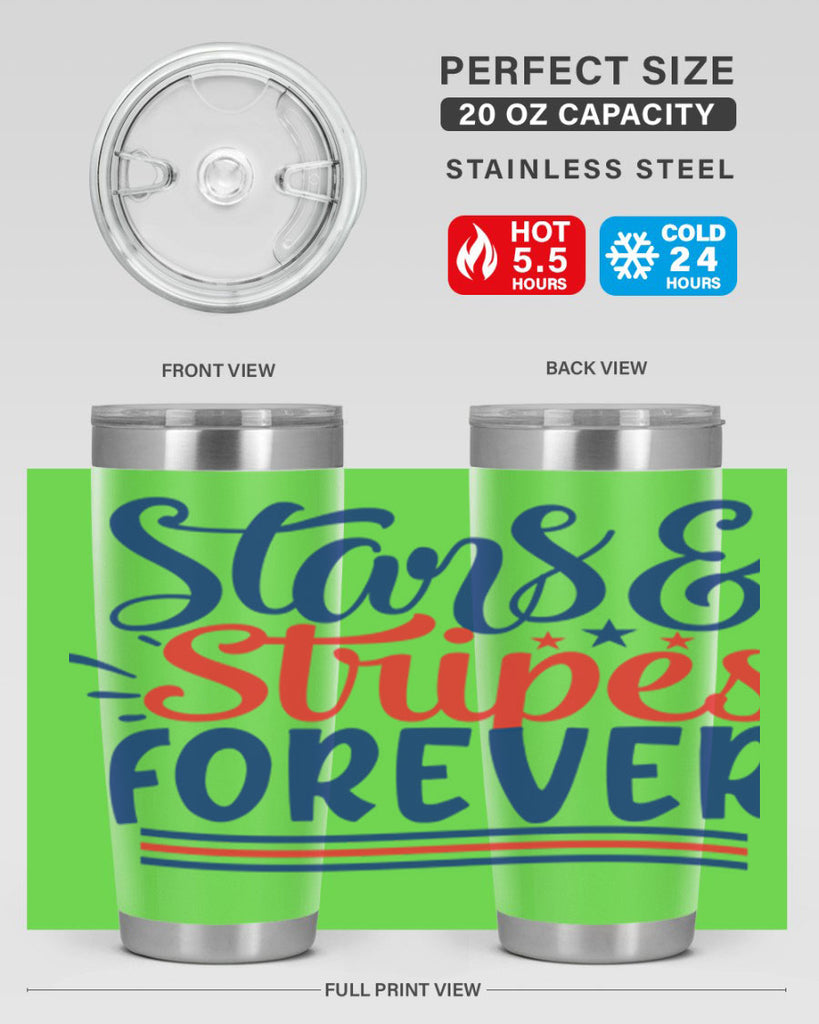 stars stripes forever Style 74#- Fourt Of July- Tumbler