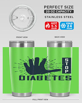 stop diabetes Style 12#- diabetes- Tumbler