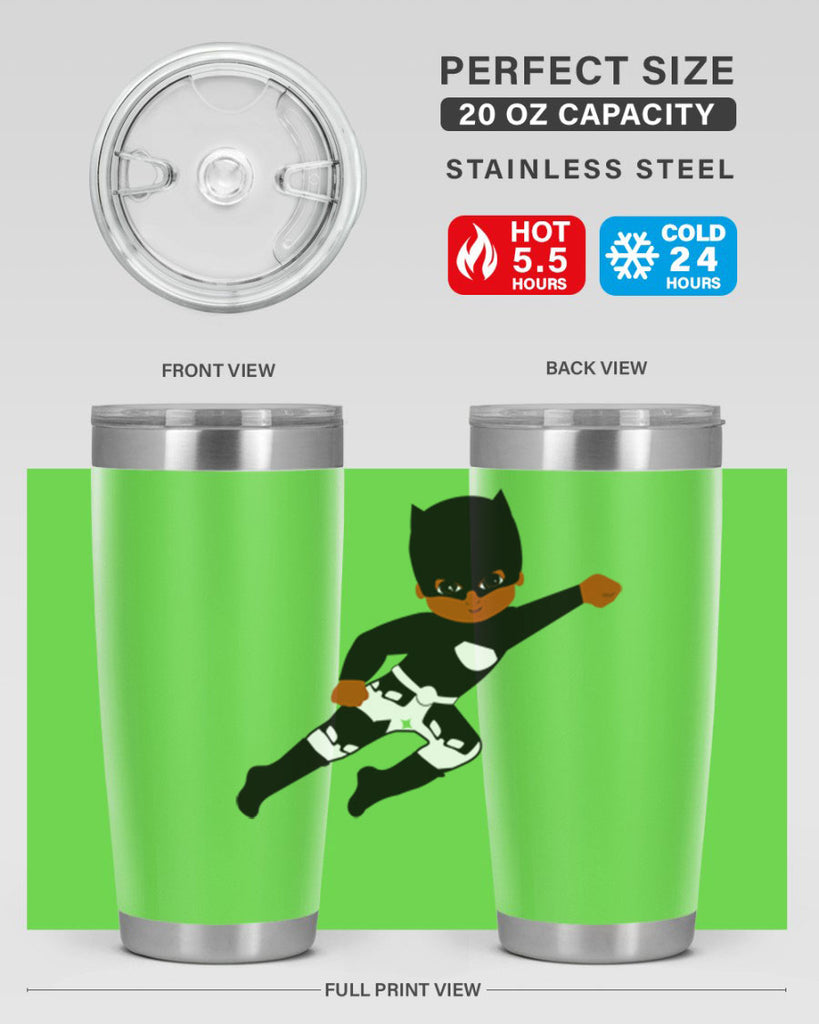 super kid 13#- black men - boys- tumbler