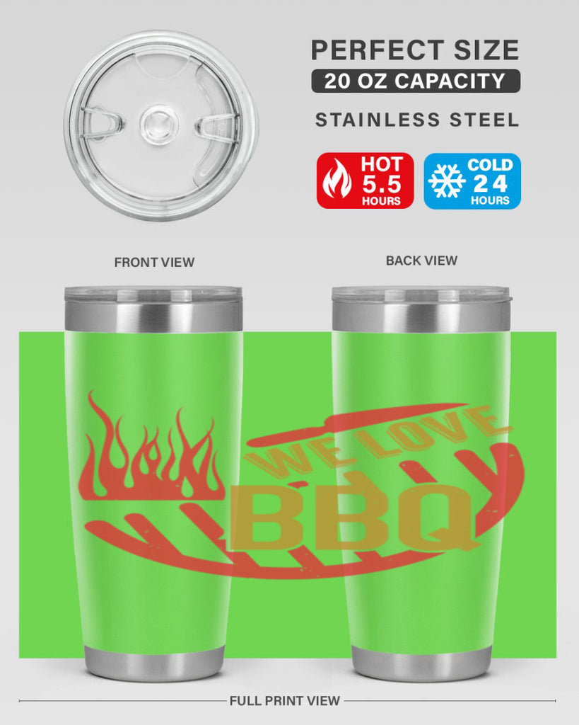 we love bbq 7#- bbq- Tumbler