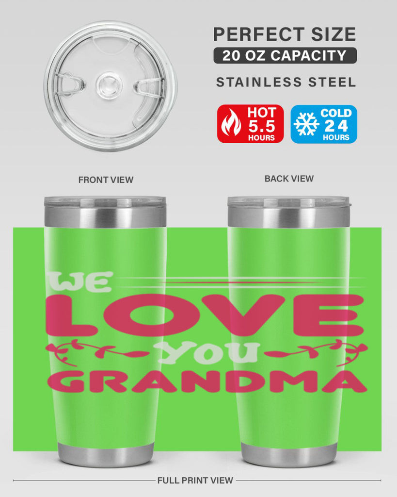 we love you grandma 27#- mom- Tumbler