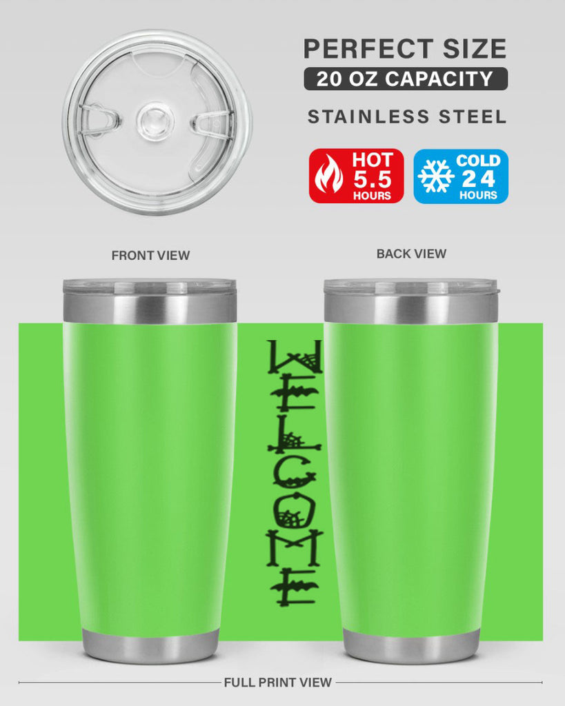 welcome 12#- halloween- Tumbler