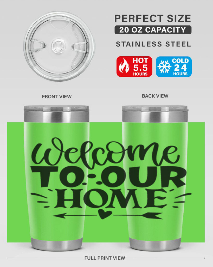 welcome to our home 11#- family- Tumbler
