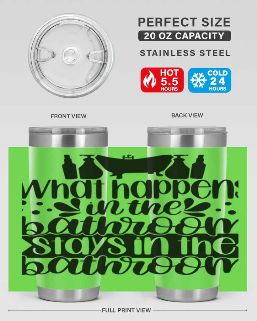 what happens in the bathroom 6#- bathroom- Tumbler