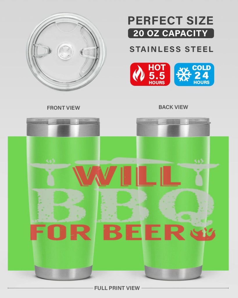 will bbq for beer 5#- bbq- Tumbler