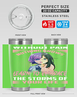 without pain nothing grows learn to embrace the storms of your life288#- anime- Tumbler