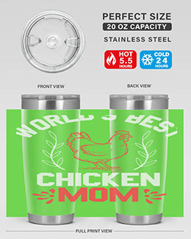 world’s best chicken mom Style 1#- chicken- Tumbler