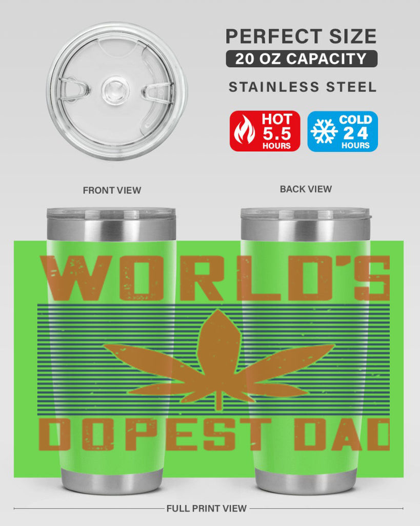 worlds dopest dad 148#- fathers day- Tumbler