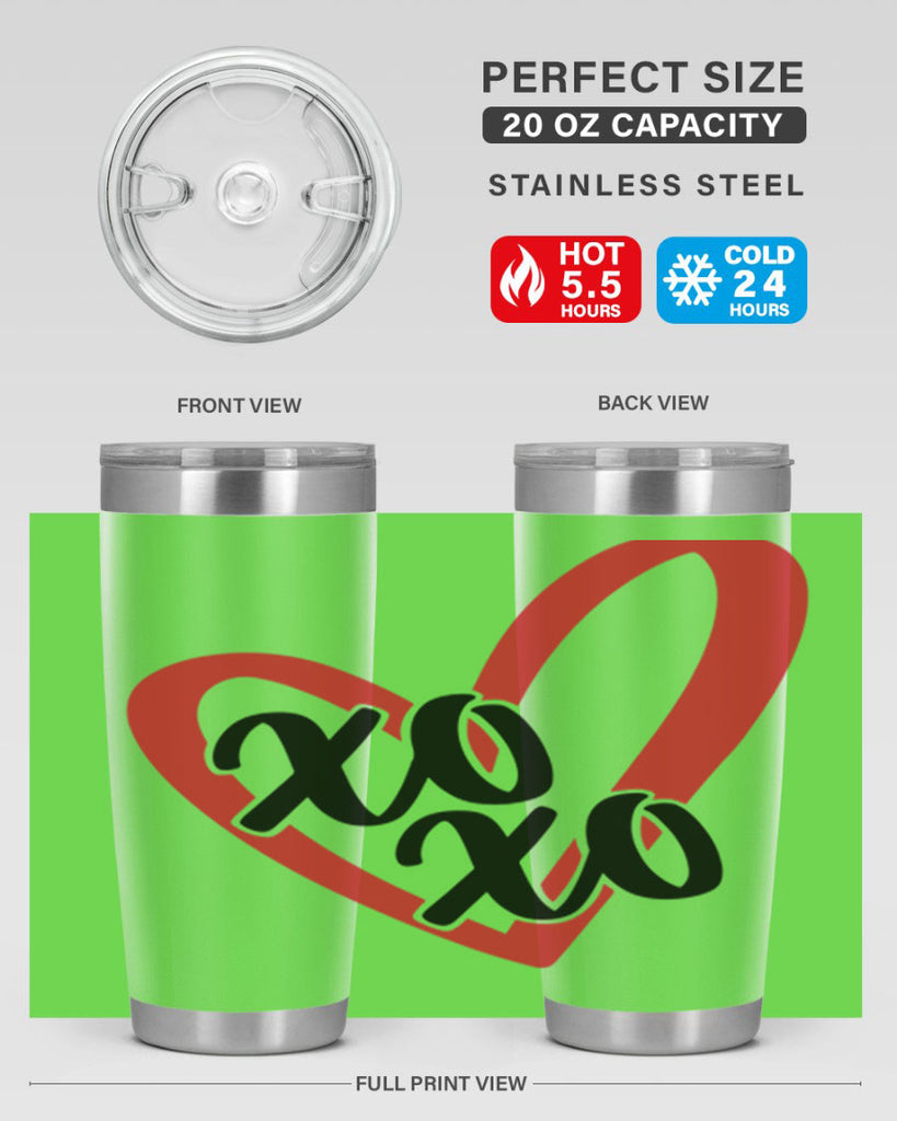 xoxo 11#- valentines day- Tumbler