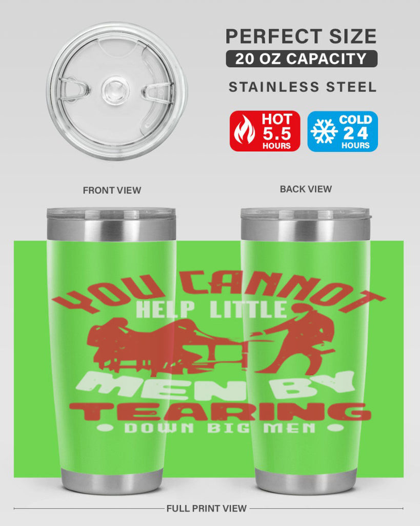 you cannot help little men Style 72#- Fourt Of July- Tumbler