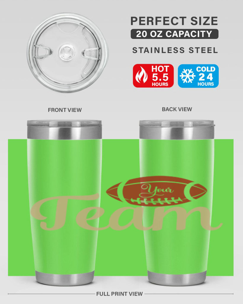 your team 2271#- softball- Tumbler
