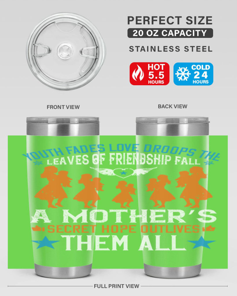 youth fades love droops 9#- mothers day- Tumbler