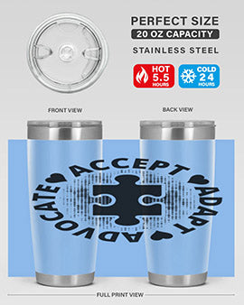 Accept Style 41#- autism- Tumbler