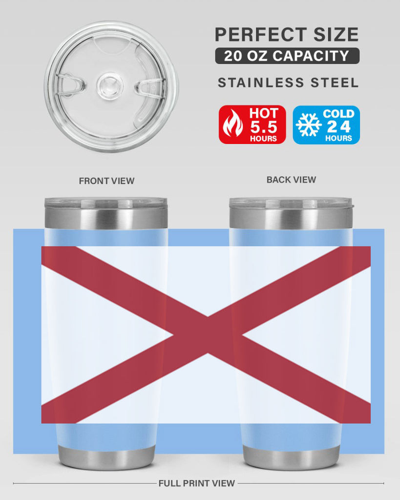 Alabama 51#- Us Flags- Tumbler