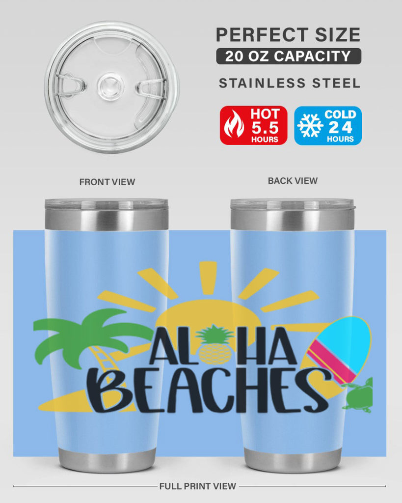 Aloha Beaches Style 55#- summer- Tumbler