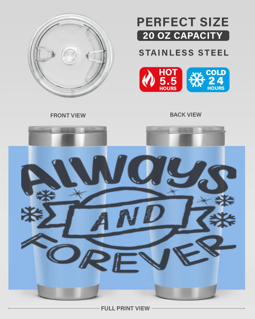Always and forever 16#- winter- Tumbler
