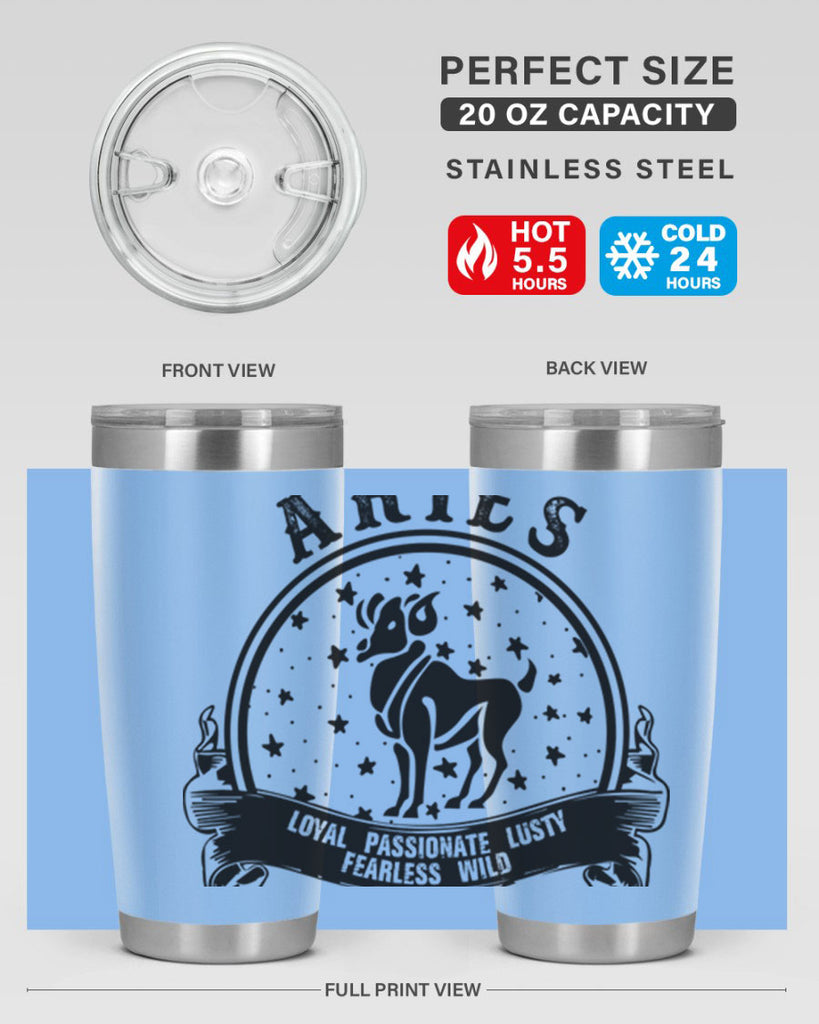 Aries 1#- zodiac- Tumbler