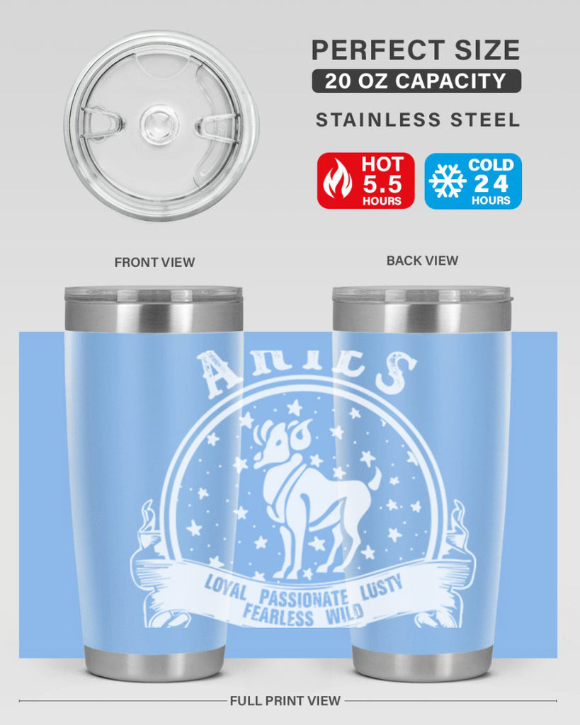 Aries 2#- zodiac- Tumbler