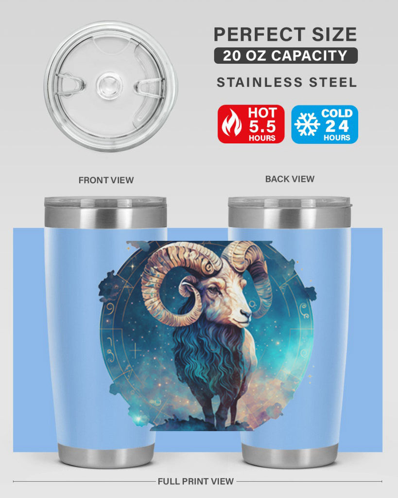 Aries 92#- zodiac- Tumbler