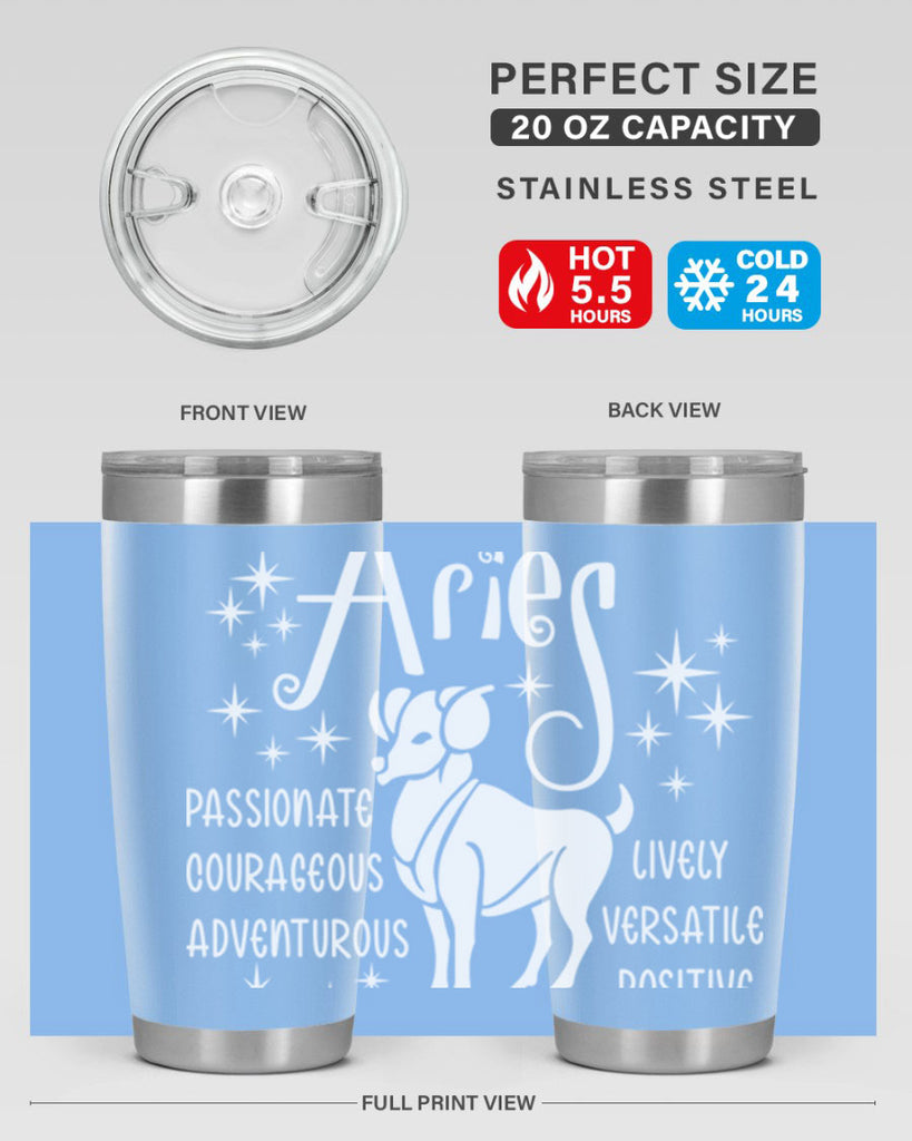 Aries 99#- zodiac- Tumbler