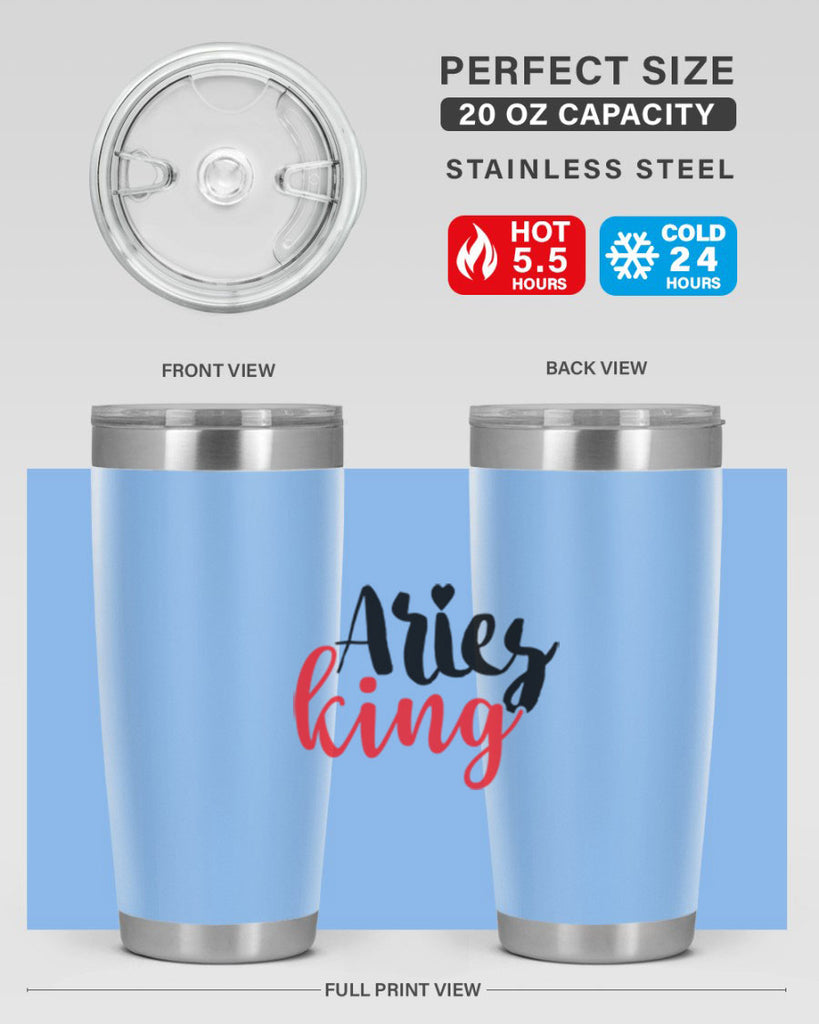 Aries king 96#- zodiac- Tumbler