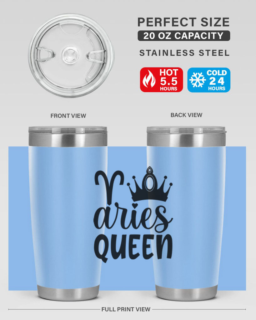 Aries queen 118#- zodiac- Tumbler