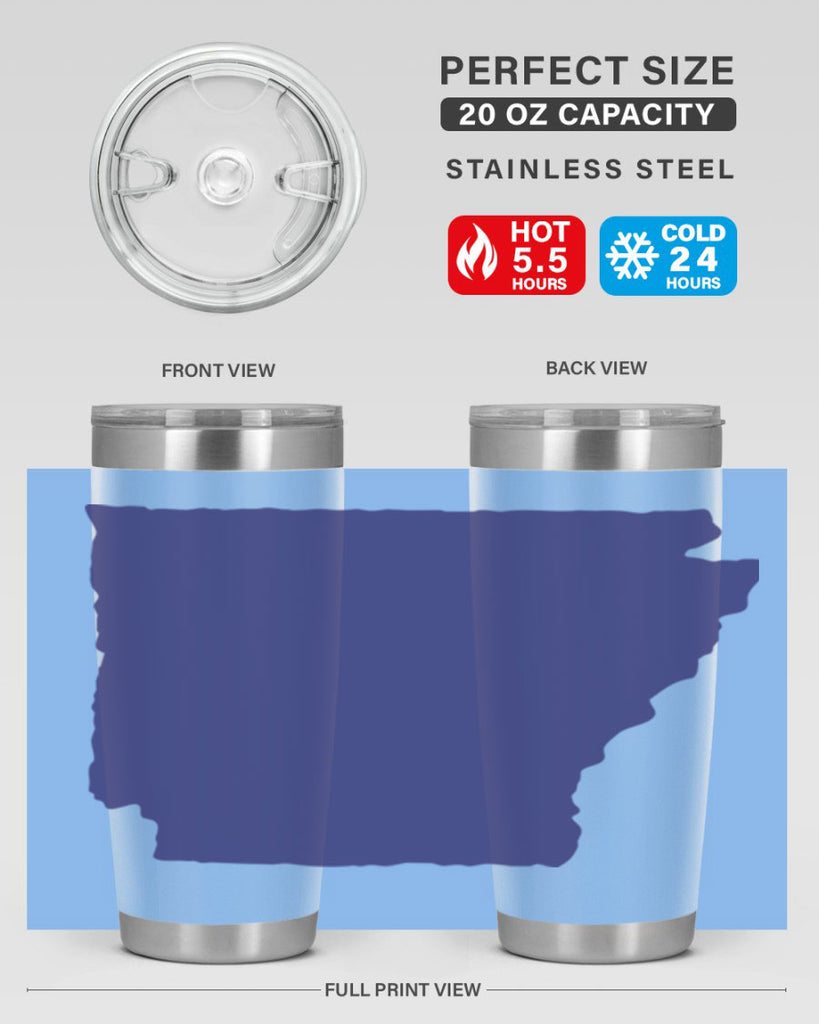 Arkansas 47#- stateflags- Tumbler