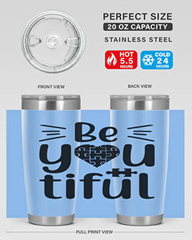 Be you Style 44#- autism- Tumbler
