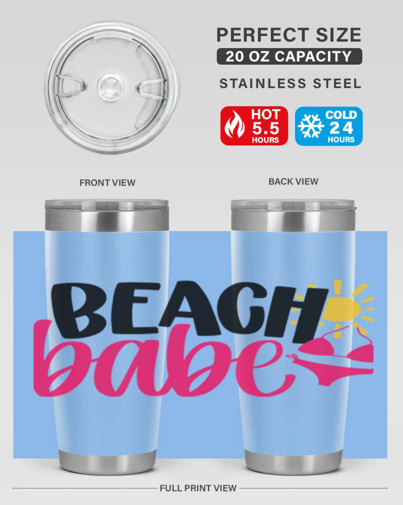 Beach Babe Style 52#- summer- Tumbler