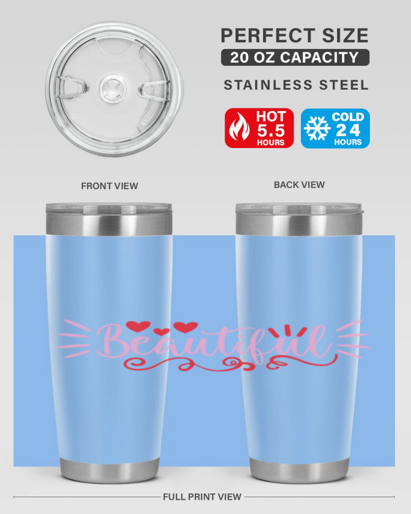 Beautiful Style 163#- make up- Tumbler