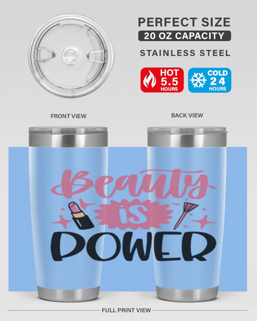 Beauty Is Power Style 135#- make up- Tumbler