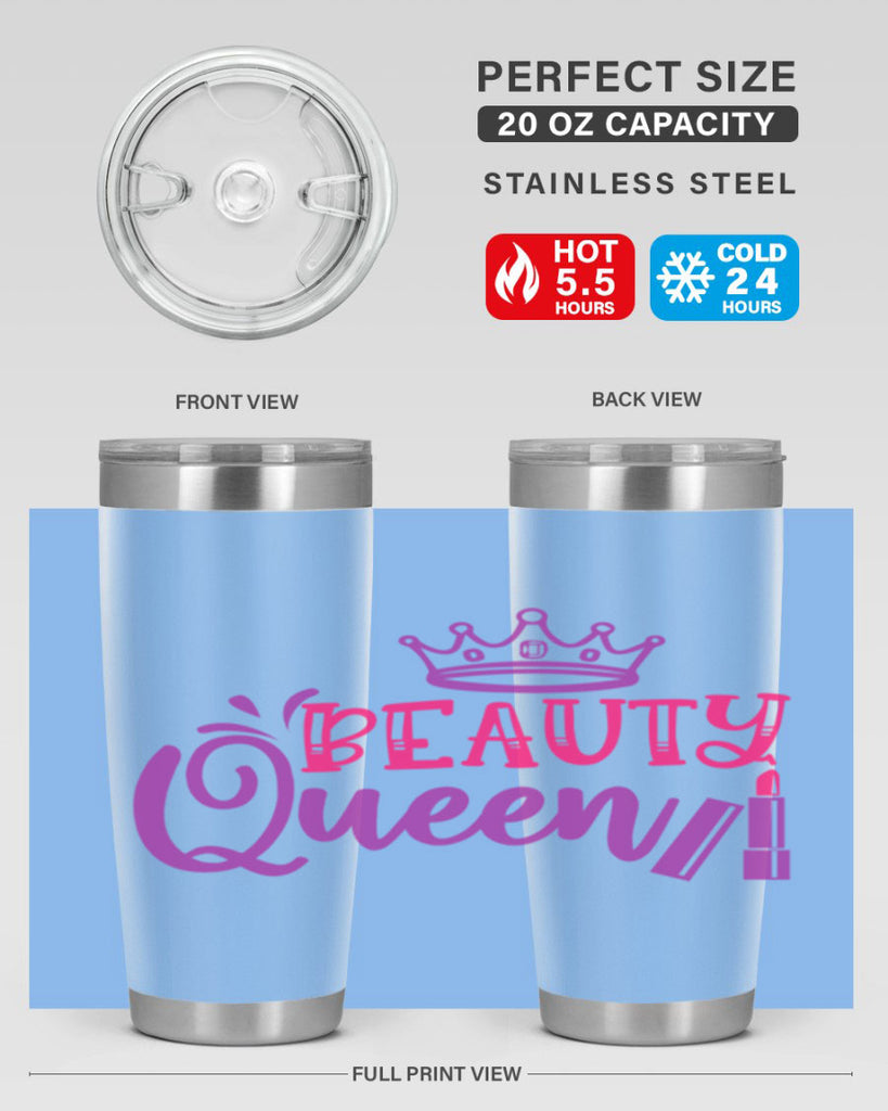 Beauty Queen Style 250#- make up- Tumbler