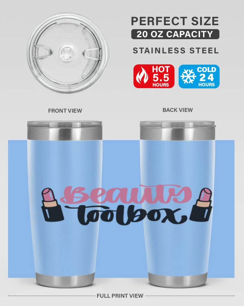 Beauty Toolbox Style 134#- make up- Tumbler
