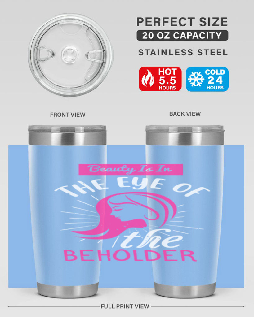 Beauty is in the eye of the beholder Style 169#- make up- Tumbler