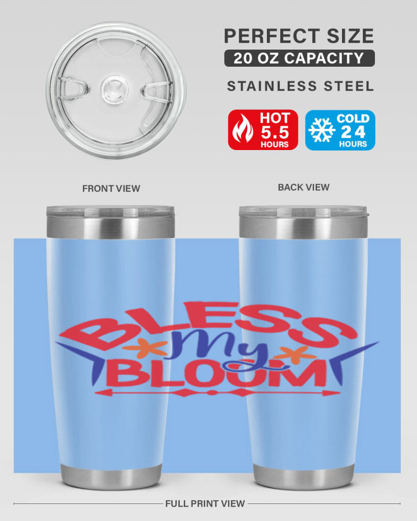 Bless My Bloom 38#- spring- Tumbler