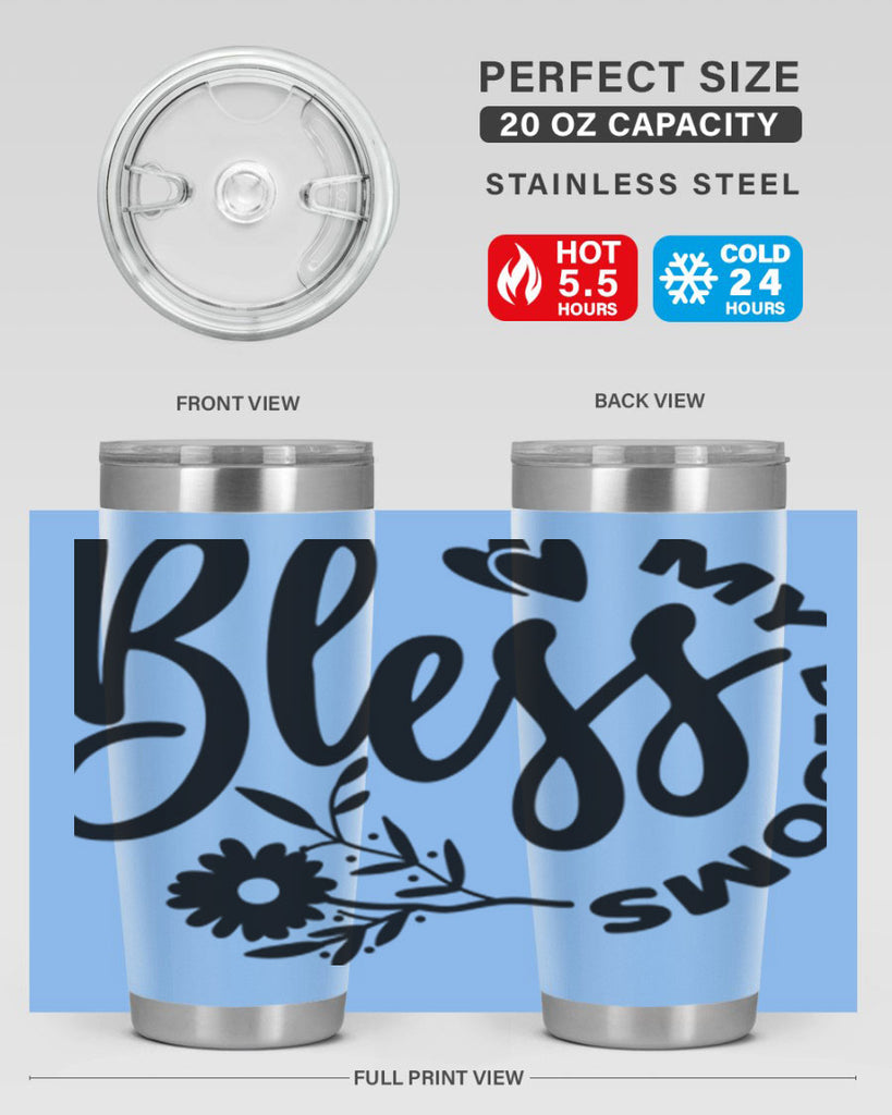 Bless My Blooms47#- spring- Tumbler