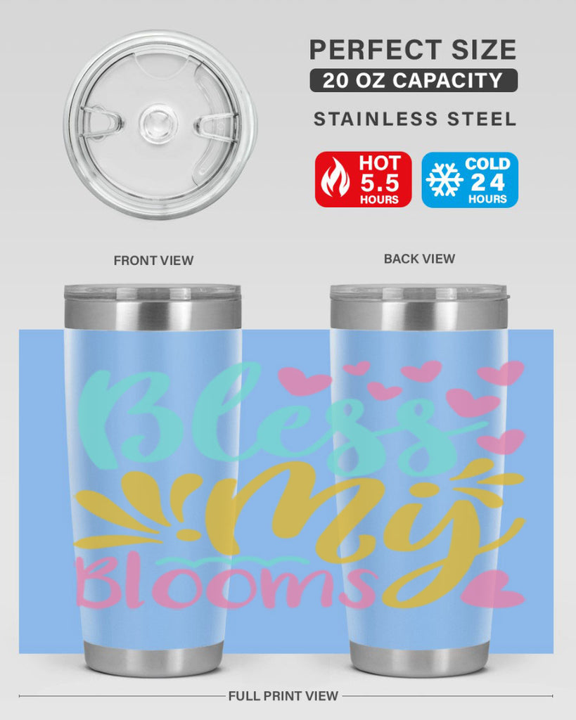 Bless my blooms Style 69#- summer- Tumbler