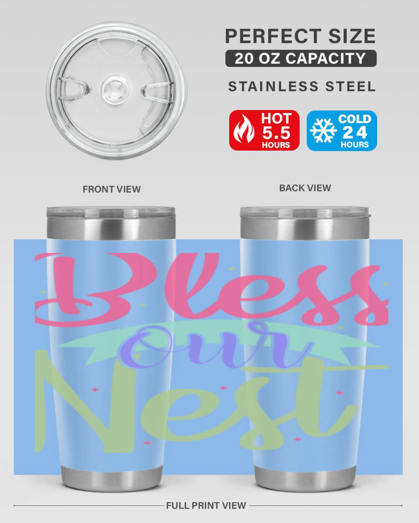 Bless our nest 49#- spring- Tumbler