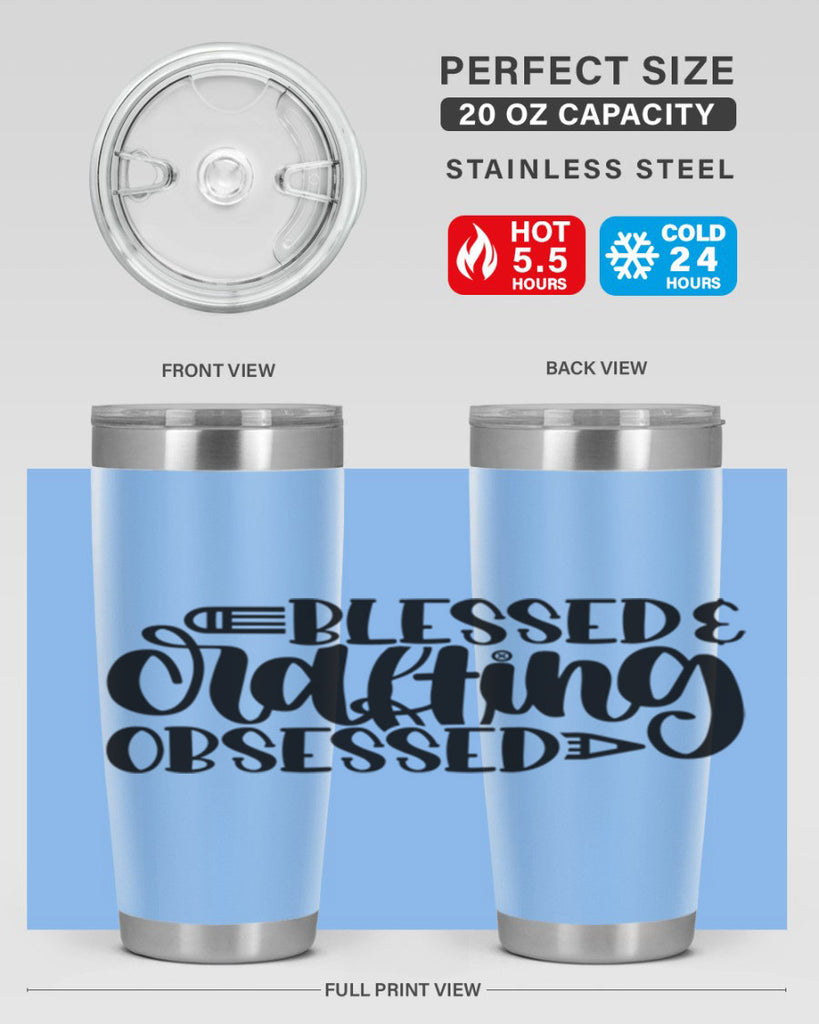 Blessed Crafting Obsessed 47#- crafting- Tumbler
