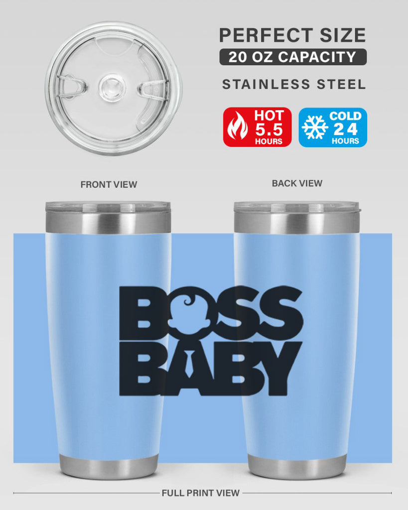 Boss Baby On Board 1#- black words phrases- Cotton Tank