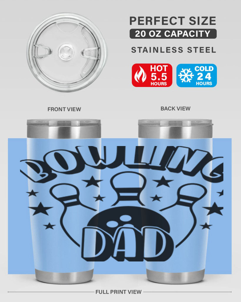Bowling dad 1406#- bowlig- Tumbler
