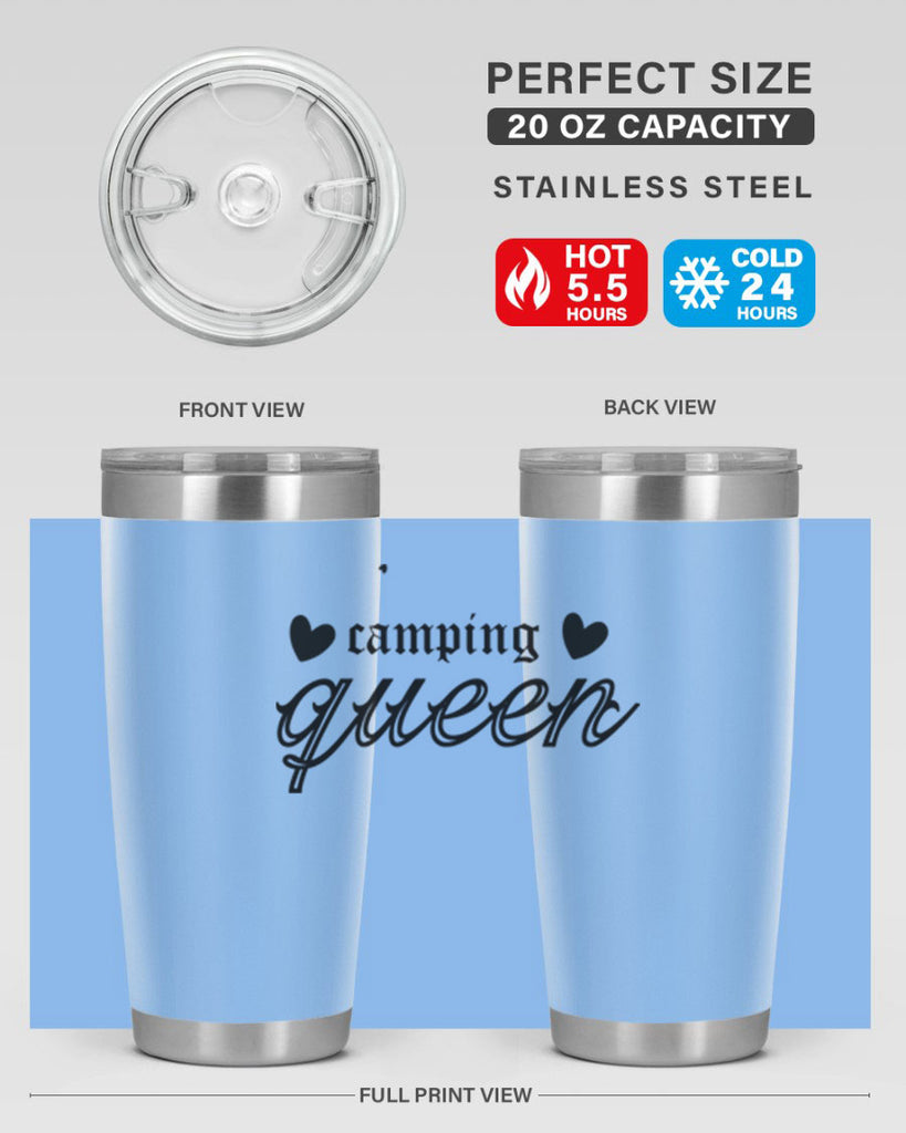 Camping queen 143#- zodiac- Tumbler