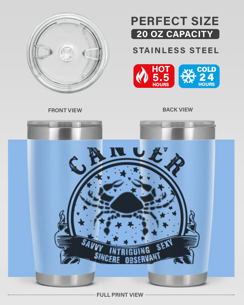Cancer 13#- zodiac- Tumbler