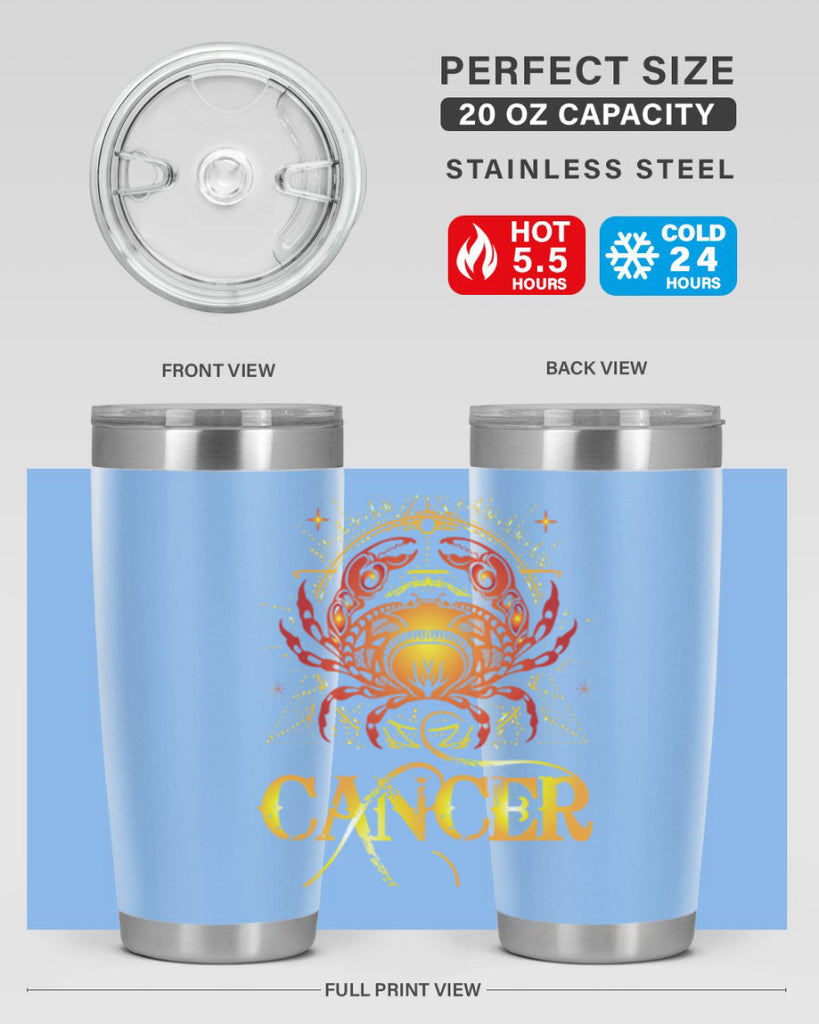 Cancer 163#- zodiac- Tumbler