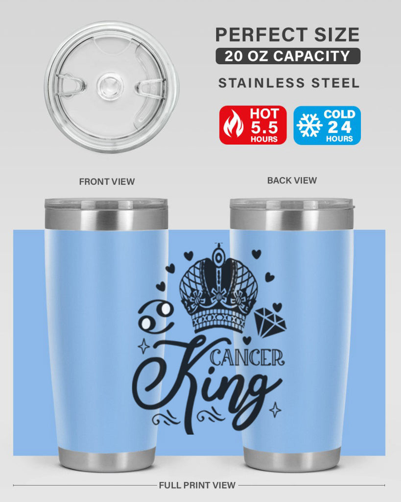 Cancer king 158#- zodiac- Tumbler
