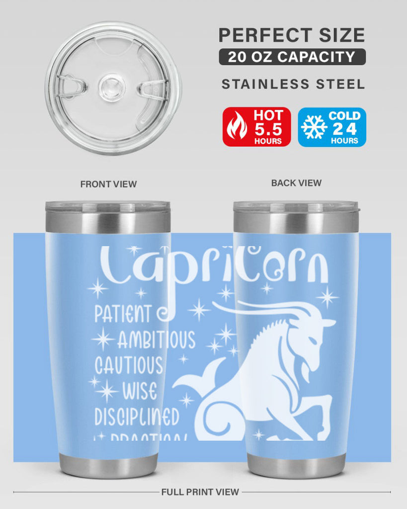 Capricorn 186#- zodiac- Tumbler