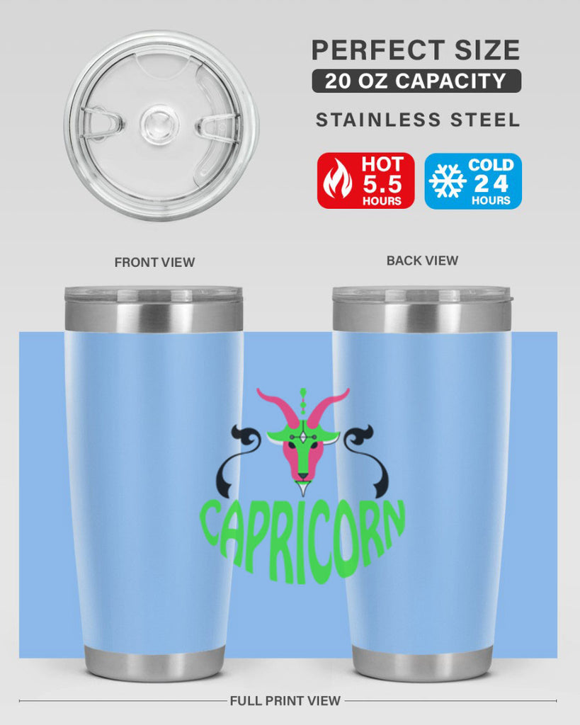 Capricorn 189#- zodiac- Tumbler